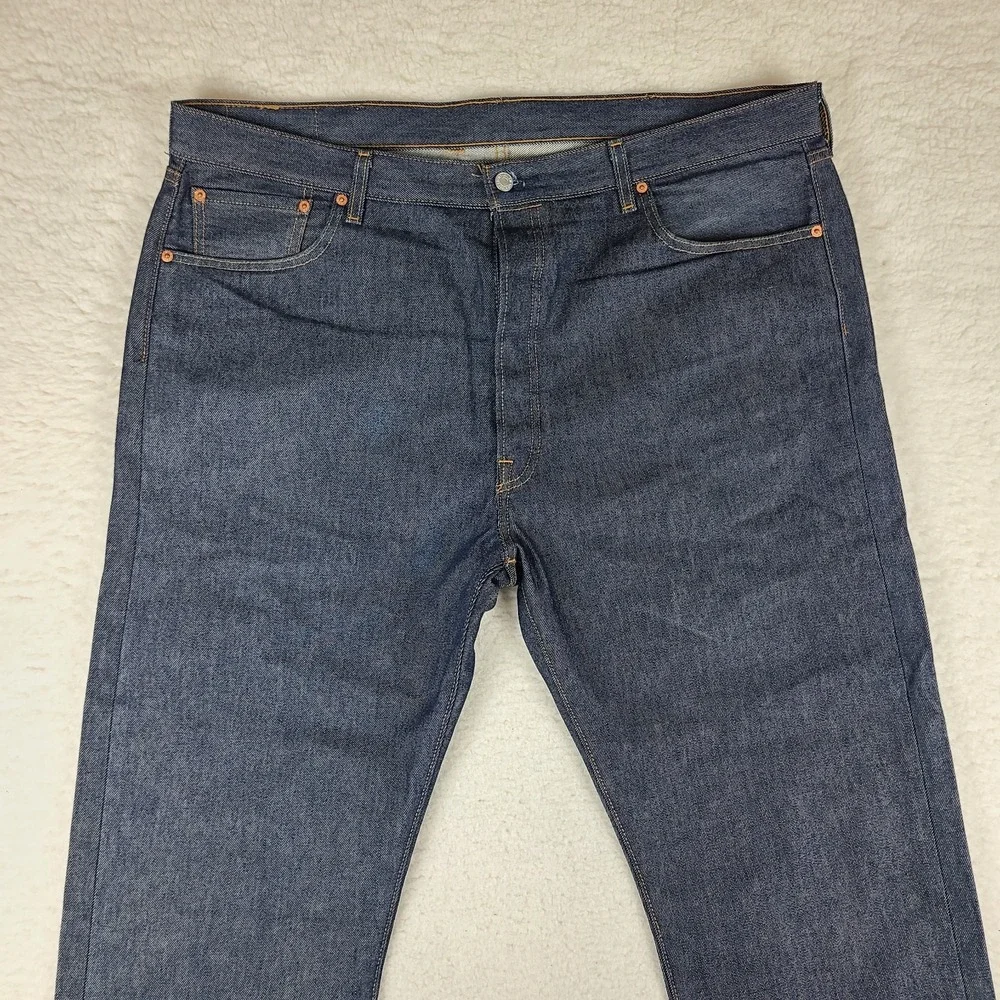 Levi's 501‎ Jeans Mens 42x32 Blue Original Fit Waterless Button Fly Denim